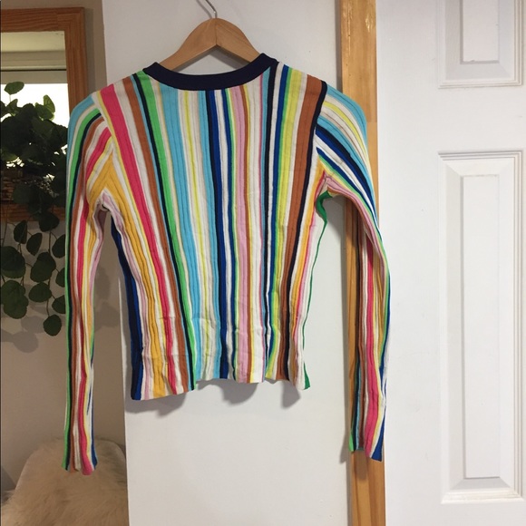 $365 milly striped ribbed top - Picture 4 of 6